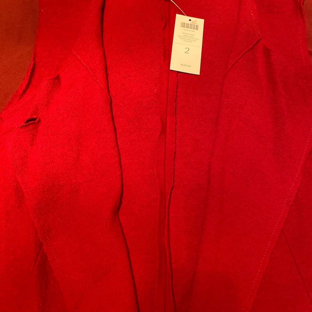 Chicos boiled wool vest